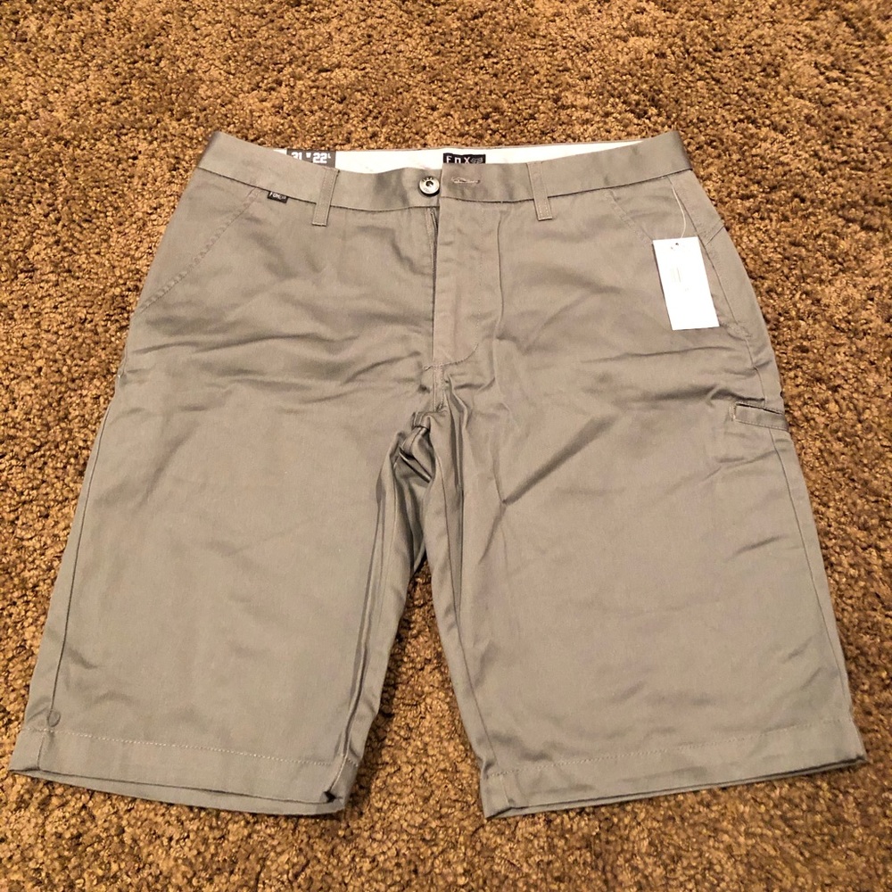 Mens Fox Racing Shorts 31 x 22 Taupe Brown